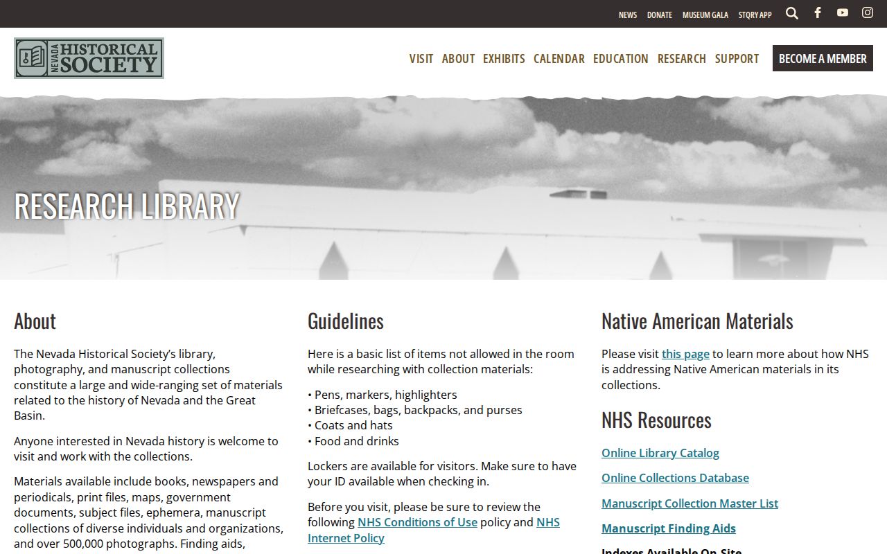 Sun Valley city directory research request at Nevada Historical Society