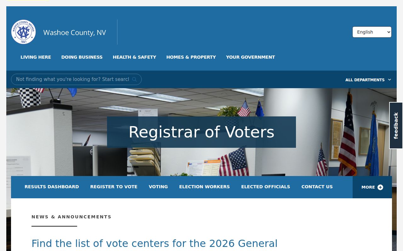 Sun Valley residents directory Washoe County Registrar of Voters